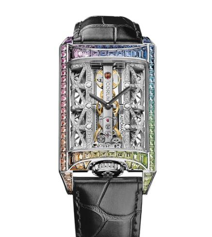 Replica Corum Golden Bridge Stream Baguette Watch B313/03732 - 313.111.69/0F01 SB69G